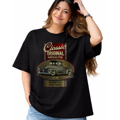 Best Thanksgiving Family Shirt , Funny Thanksgiving UnisexT-Shirt/Hoodie/Sweatshirt HLT00 - Vintage Classic Original American Old Pickup Truck 1940s Car T-Shirt
