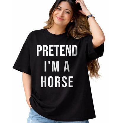 Best Horse Lover Shirt , Funny Horse UnisexT-Shirt/Hoodie/Sweatshirt HLT00 - Lazy Halloween Pretend I_m A Horse Costume Funny Party T-Shirt