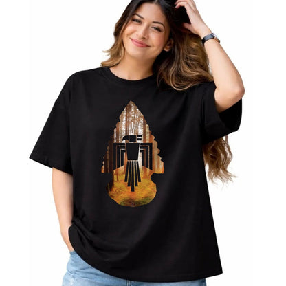 Native American T-Shirts, Vintage Native American Unisex T-Shirt/Hoodie/Sweatshirt HLT00 - Native Arrowhead Eagle American T
