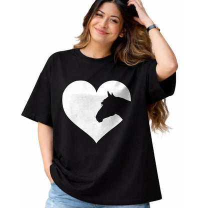 Best Horse Lover Shirt , Funny Horse UnisexT-Shirt/Hoodie/Sweatshirt HLT00 - Cute Horse Lovers Gift idea Heart tee Shirt for Women Girls T-Shirt