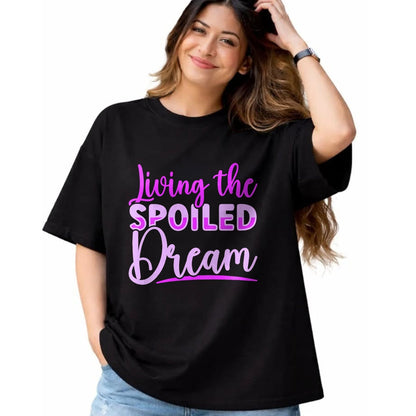 Best Wife Shirt, Wife and Husband Unisex T-Shirt/Hoodie/Sweatshirt HLT00 - Gift for wife T shirt, spoiled wife   Womens Spoiled Wife Living The Spoiled Dream V-Neck T-Shirt (1)