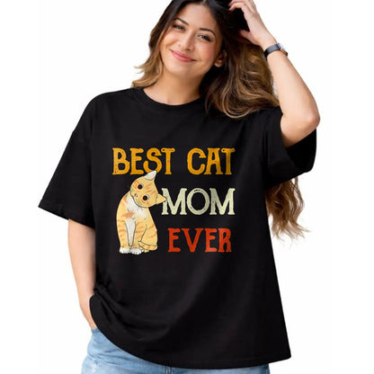 Cat Love Shirt, Funny Cat Lover Gift UnisexT-Shirt/Hoodie/Sweatshirt HLT00 - Vintage cat Best cat mom Ever Meow with My cat Funny Kitty T-Shirt (1)