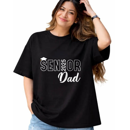 Gift for Dad Shirt, Funny Dad Unisex T-Shirt/Hoodie/Sweatshirt HLT00 – Proud Senior Dad 2025 Senior 2025 Dad Class Of 2025 Father T-Shirt