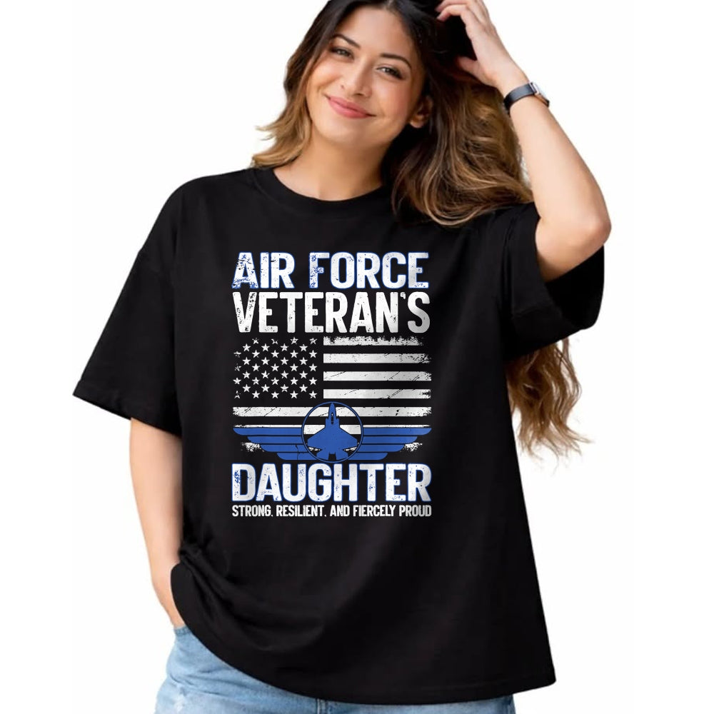 Proud Veteran Shirt, Funny Veteran UnisexT-Shirt/Hoodie/Sweatshirt HLT00 - Proud Daughter of A Air Force Veteran Daughter Veterans Day T-Shirt