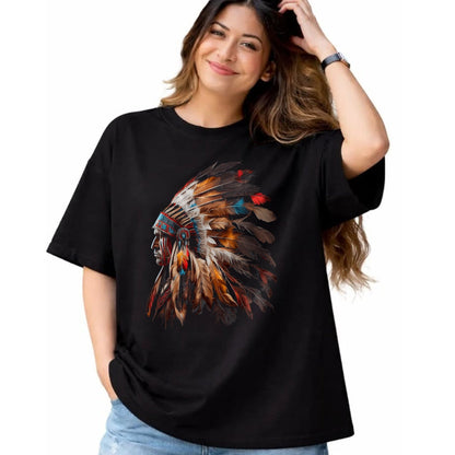 Native American T-Shirts, Vintage Native American Unisex T-Shirt/Hoodie/Sweatshirt HLT00 - Native American Indian Headdress Graphic Tees Men Women