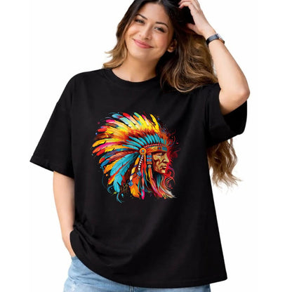 Native American T-Shirts, Vintage Native American Unisex T-Shirt/Hoodie/Sweatshirt HLT00 - Native American Indian Headdress design Tees Men Women