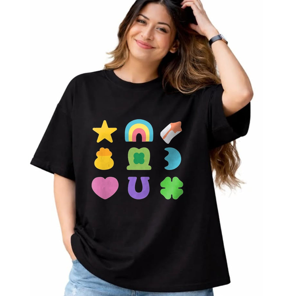 Gift for Mom Shirt, Funny Mom Unisex T-Shirt/Hoodie/Sweatshirt HLT00 - Lucky Cereal Marshmallow Shapes Magically Charms Delicious T-Shirt
