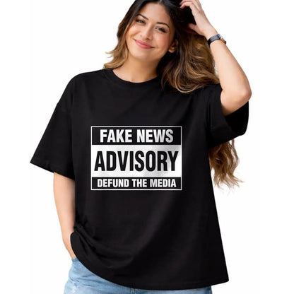 Gift for Dad Shirt, Funny Dad Unisex T-Shirt/Hoodie/Sweatshirt HLT00 – Fake News Advisory Defund The Media Gift T-Shirt