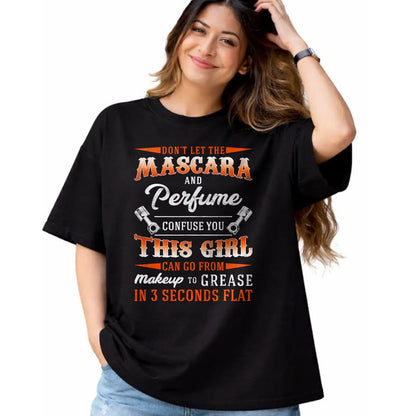 Best Mechanic Life Shirt, Funny Mechanic UnisexT-Shirt/Hoodie/Sweatshirt HLT00 - Mascara and Perfume I'm A Female Mechanic Sarcasm Gift T-Shirt
