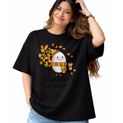 Best Thanksgiving Family Shirt , Funny Thanksgiving UnisexT-Shirt/Hoodie/Sweatshirt HLT00 - Humpty Had A Great Fall Funny Autumn Distressed Washed Look T-Shirt
