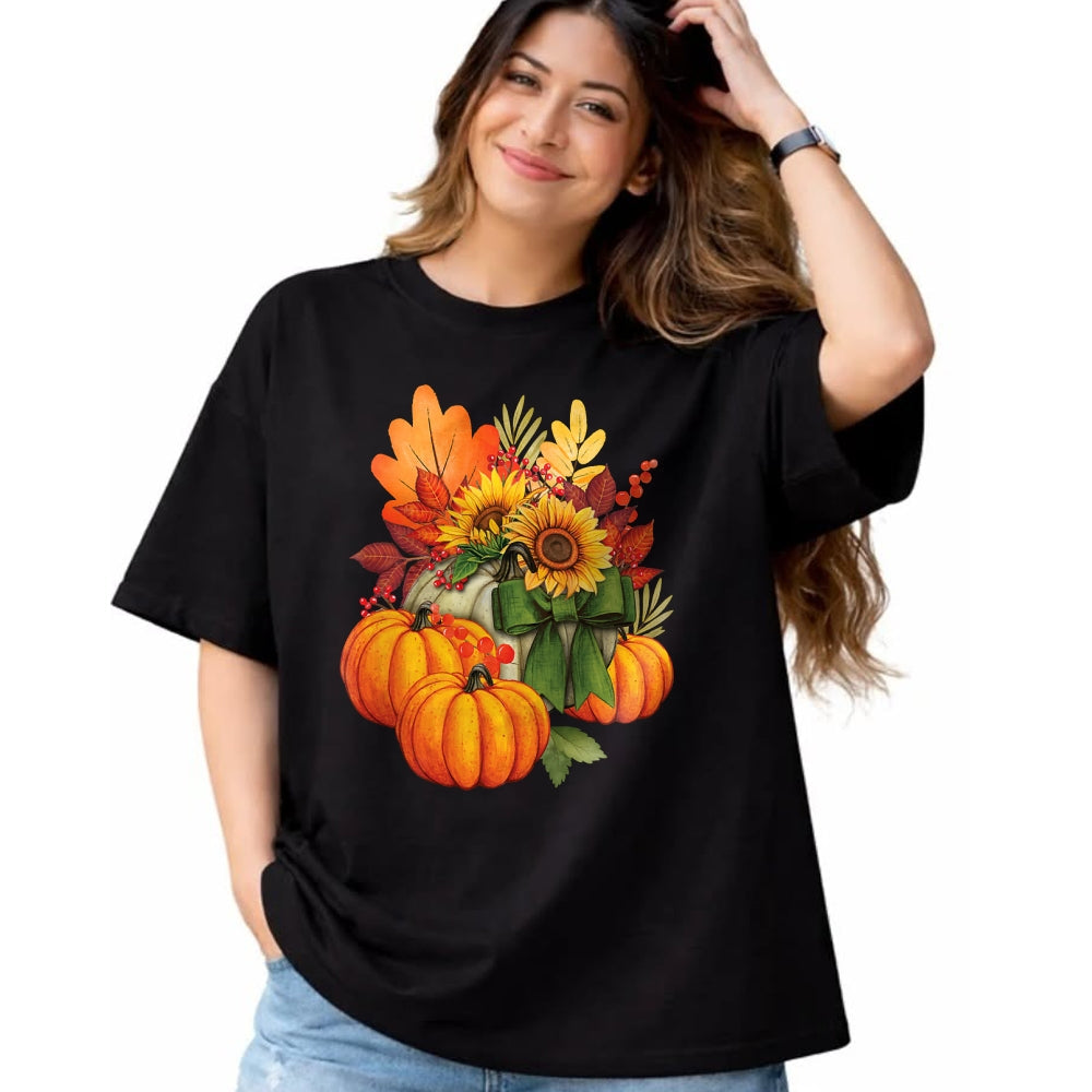 Best Thanksgiving Family Shirt , Funny Thanksgiving UnisexT-Shirt/Hoodie/Sweatshirt HLT00 - Thanksgiving Pumpkin Sunflower Fall Autumn Holiday T-Shirt