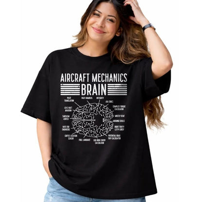 Best Mechanic Life Shirt, Funny Mechanic UnisexT-Shirt/Hoodie/Sweatshirt HLT00 - Aircraft Mechanic Limited Edition - Aircraft Mechanics Brain Fun Airplane Maintenance Men Women T-Shirt