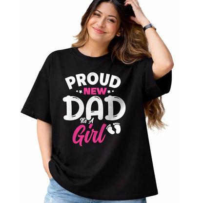 Gift for Dad Shirt, Funny Dad Unisex T-Shirt/Hoodie/Sweatshirt HLT00 – Proud New Dad It_s A Girl It_s A Girl Father Daughter Father T-Shirt