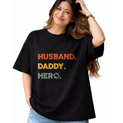 Gift for Dad Shirt, Funny Dad Unisex T-Shirt/Hoodie/Sweatshirt HLT00 – Mens Husband daddy hero Tee Proud Texas Map dad father_s day T-Shirt