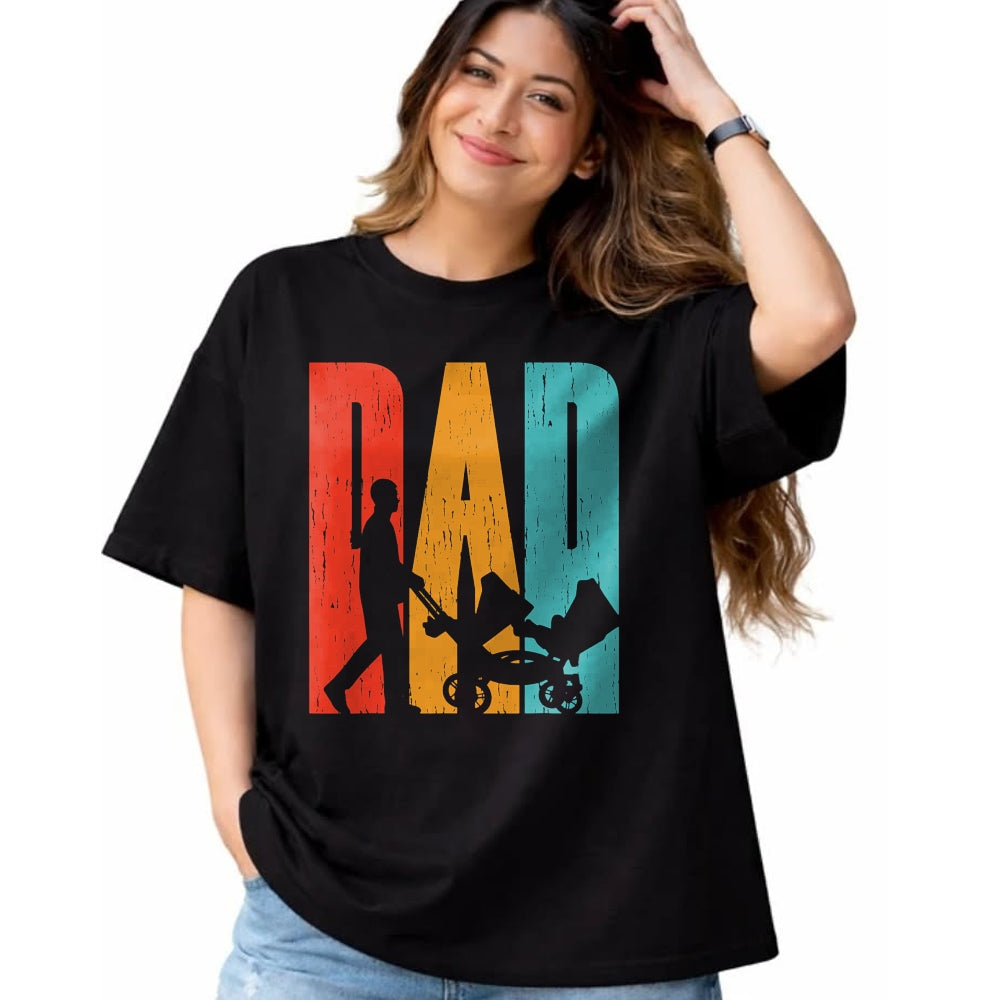 Gift for Dad Shirt, Funny Dad Unisex T-Shirt/Hoodie/Sweatshirt HLT00 – Mens Proud Father of Twins Dad of Twins Identical or Fraternal T-Shirt