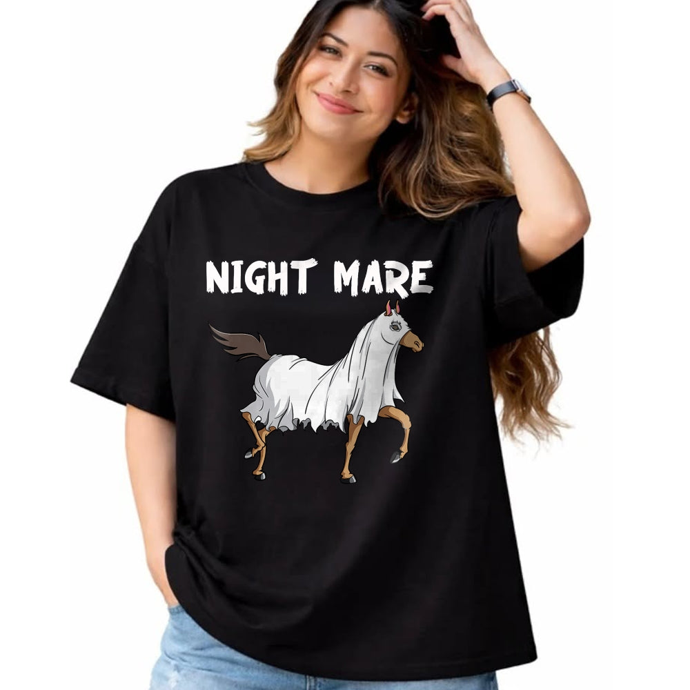 Best Horse Lover Shirt , Funny Horse UnisexT-Shirt/Hoodie/Sweatshirt HLT00 - Horse Ghost Night Mare  Equestrian Horse Lover Halloween T-Shirt