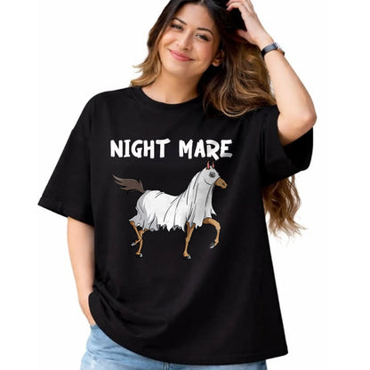 Best Horse Lover Shirt , Funny Horse UnisexT-Shirt/Hoodie/Sweatshirt HLT00 - Horse Ghost Night Mare  Equestrian Horse Lover Halloween T-Shirt