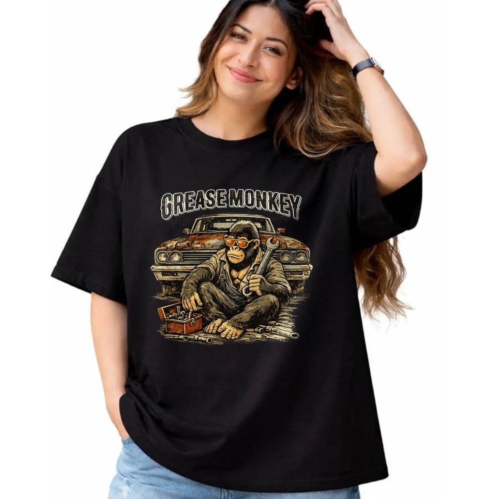 Best Mechanic Life Shirt, Funny Mechanic UnisexT-Shirt/Hoodie/Sweatshirt HLT00 - Greasemonkey Gorilla Retro Mechanic Garage Monkey T-Shirt