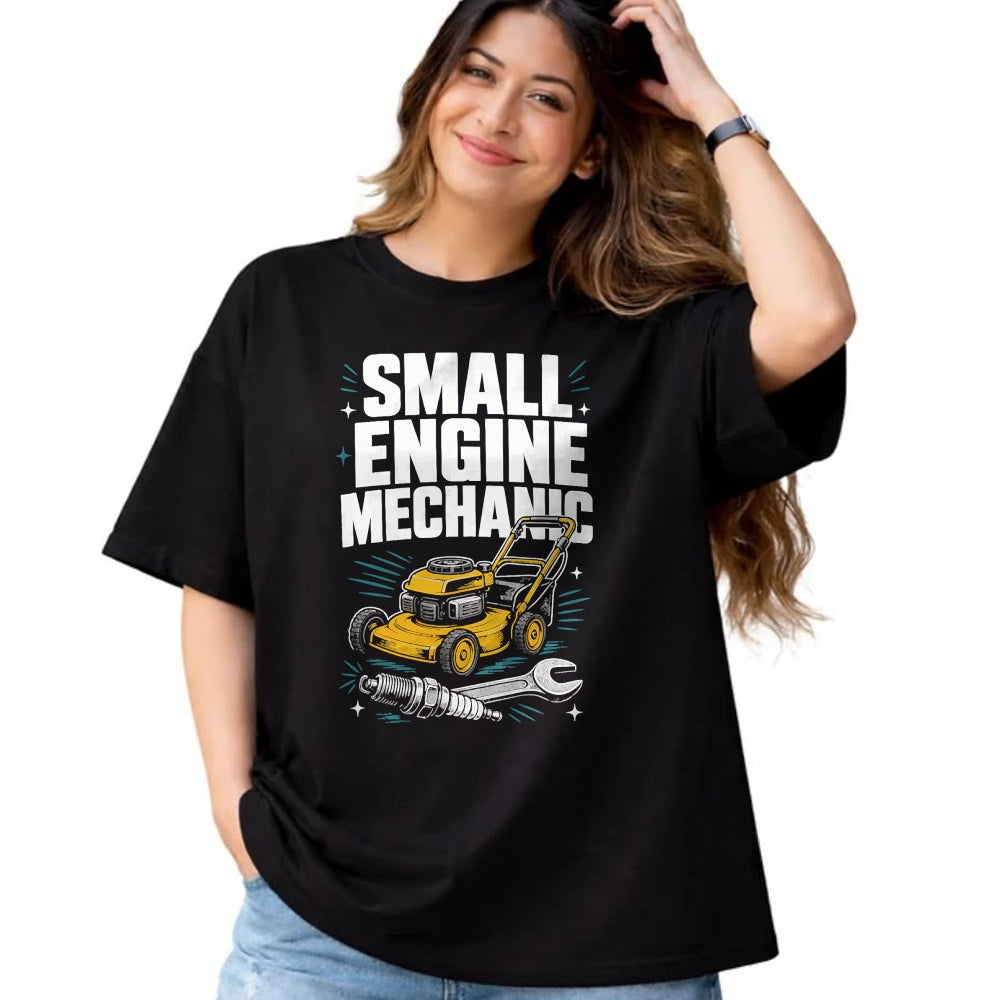 Best Mechanic Life Shirt, Funny Mechanic UnisexT-Shirt/Hoodie/Sweatshirt HLT00 - Small Engine Mechanic Lawn Mower Repair T-Shirt