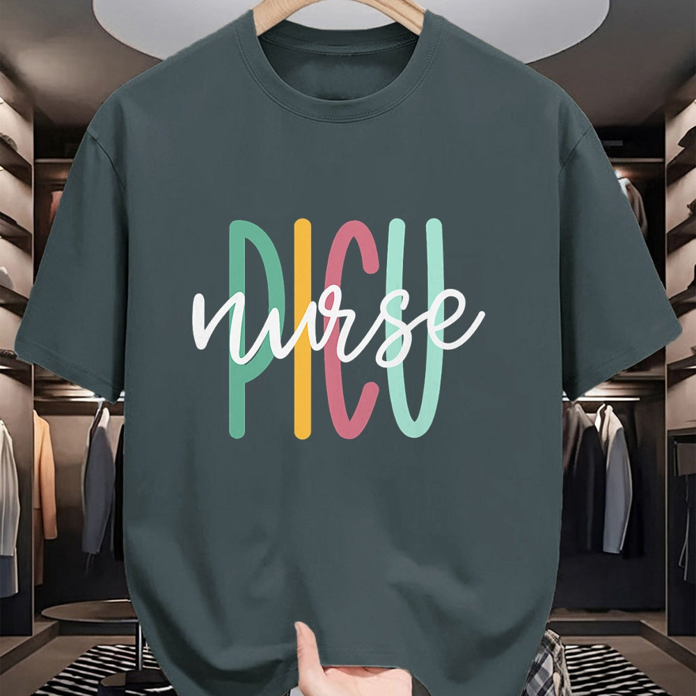 Funny Nurse Shirt, Nurse Unisex T-Shirt/Hoodie/Sweatshirt HLT00 - Cute PICU Nurse T-Shirt