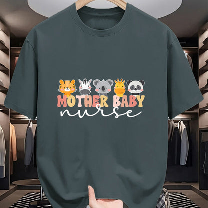 Funny Nurse Shirt, Nurse Unisex T-Shirt/Hoodie/Sweatshirt HLT00 - Mother Baby Nurse Boho Postpartum Nurse Mom Baby Nurse T-Shirt