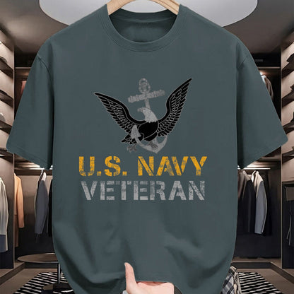Proud Veteran Shirt, Funny Veteran UnisexT-Shirt/Hoodie/Sweatshirt HLT00 - U.S. Navy Veteran T-Shirt