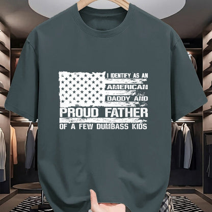 Gift for Dad Shirt, Funny Dad Unisex T-Shirt/Hoodie/Sweatshirt HLT00 – Proud Father of A Few Dumbass Kids Team Daddy Father_s Day T-Shirt