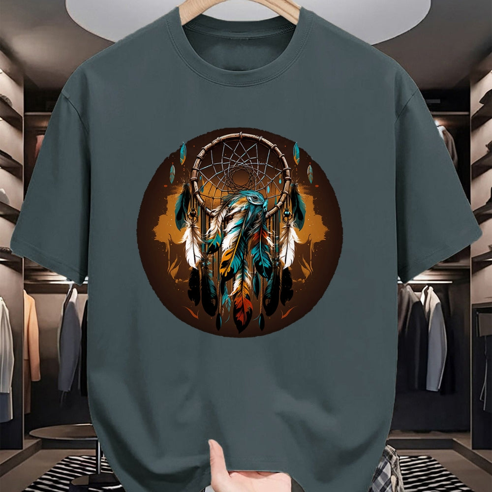 Native American T-Shirts, Vintage Native American Unisex T-Shirt/Hoodie/Sweatshirt HLT00 - Native American Dreamcatcher Indian Design