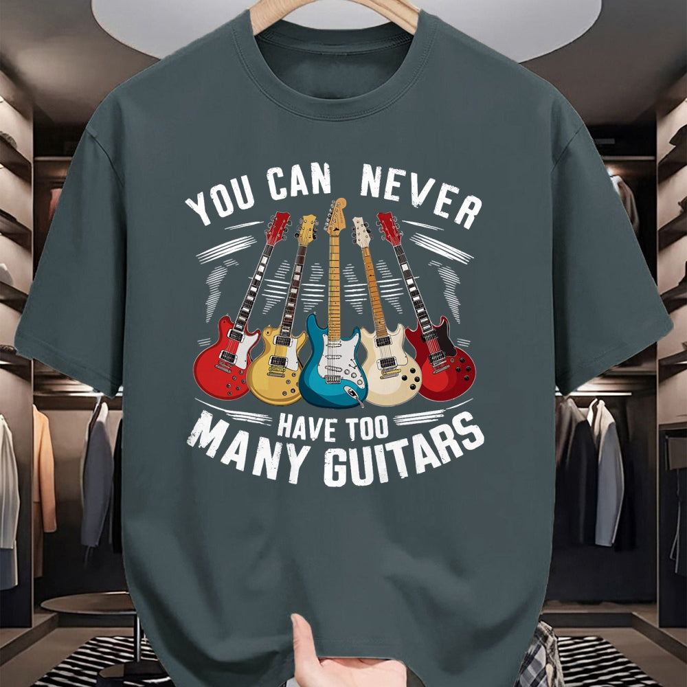 Guitar Lover Shirt, Funny Guitar UnisexT-Shirt/Hoodie/Sweatshirt HLT00 - You Can Never Have Too Many Guitars Music Guitar T-Shirt