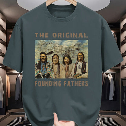 Native American T-Shirts, Vintage Native American Unisex T-Shirt/Hoodie/Sweatshirt HLT00 - Native American Original Founding Fathers
