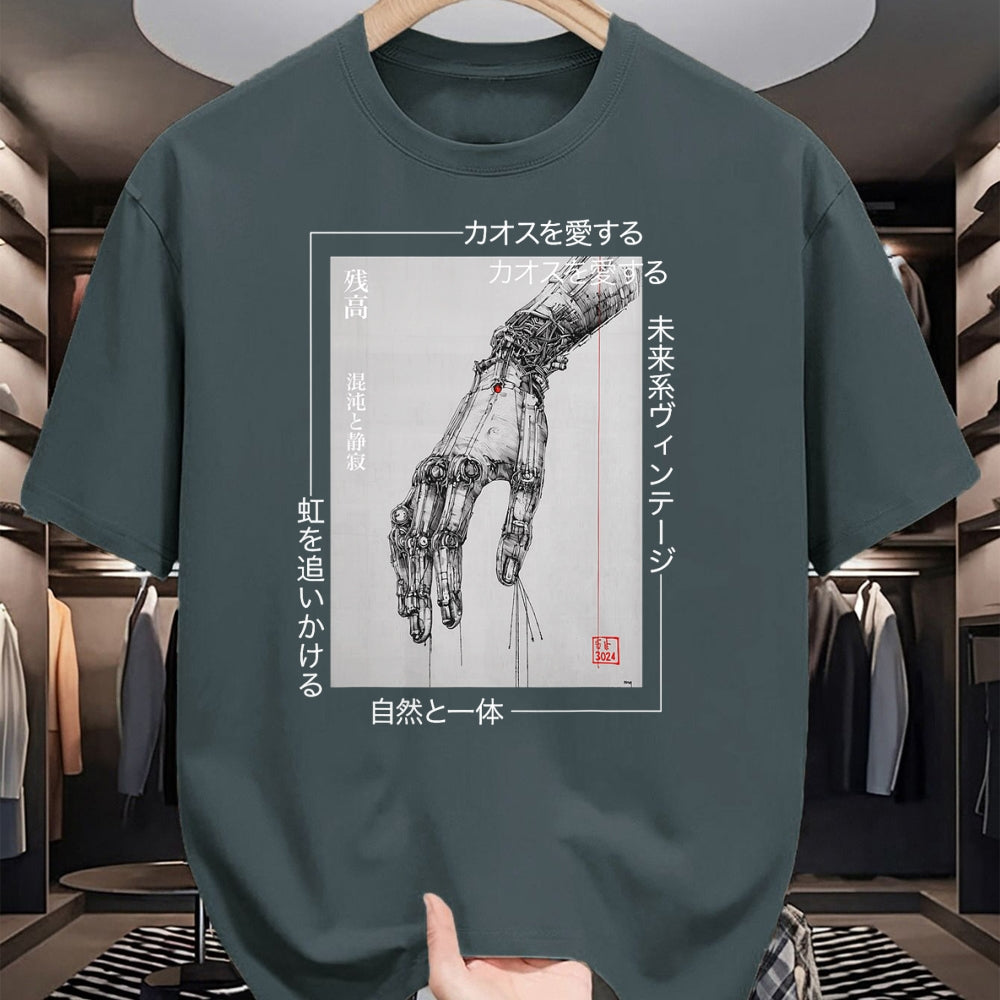Best Mechanic Life Shirt, Funny Mechanic UnisexT-Shirt/Hoodie/Sweatshirt HLT00 - Futuristic Cyberpunk Hand - Japanese Streetwear Aesthetic T-Shirt