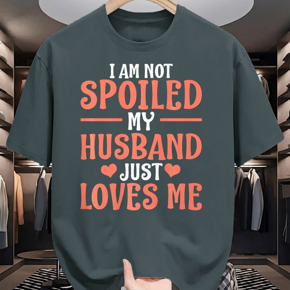Best Wife Shirt, Wife and Husband Unisex T-Shirt/Hoodie/Sweatshirt HLT00 - Gift for wife T shirt, spoiled wife   Spoiled Wife Art For Women Girl Matching Couple Spoiled Wife P