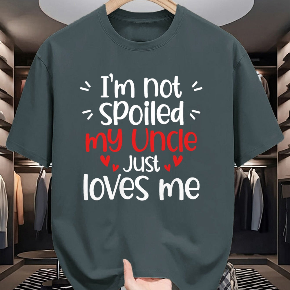 Best Wife Shirt, Wife and Husband Unisex T-Shirt/Hoodie/Sweatshirt HLT00 - I'm Not Spoiled My Uncle Loves Me Funny Kids Best Friend T-Shirt (1)