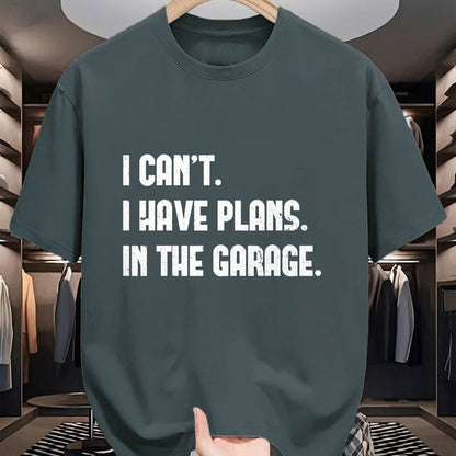 Best Mechanic Life Shirt, Funny Mechanic UnisexT-Shirt/Hoodie/Sweatshirt HLT00 - I Cant I Have Plans In The Garage Fathers Day Car Mechanics Short Sleeve T-Shirt