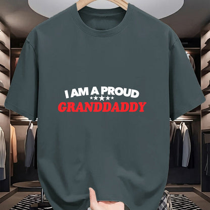 Gift for Dad Shirt, Funny Dad Unisex T-Shirt/Hoodie/Sweatshirt HLT00 – Mens I am a Proud GrandDaddy T Shirt - Father_s Day Gift Tee