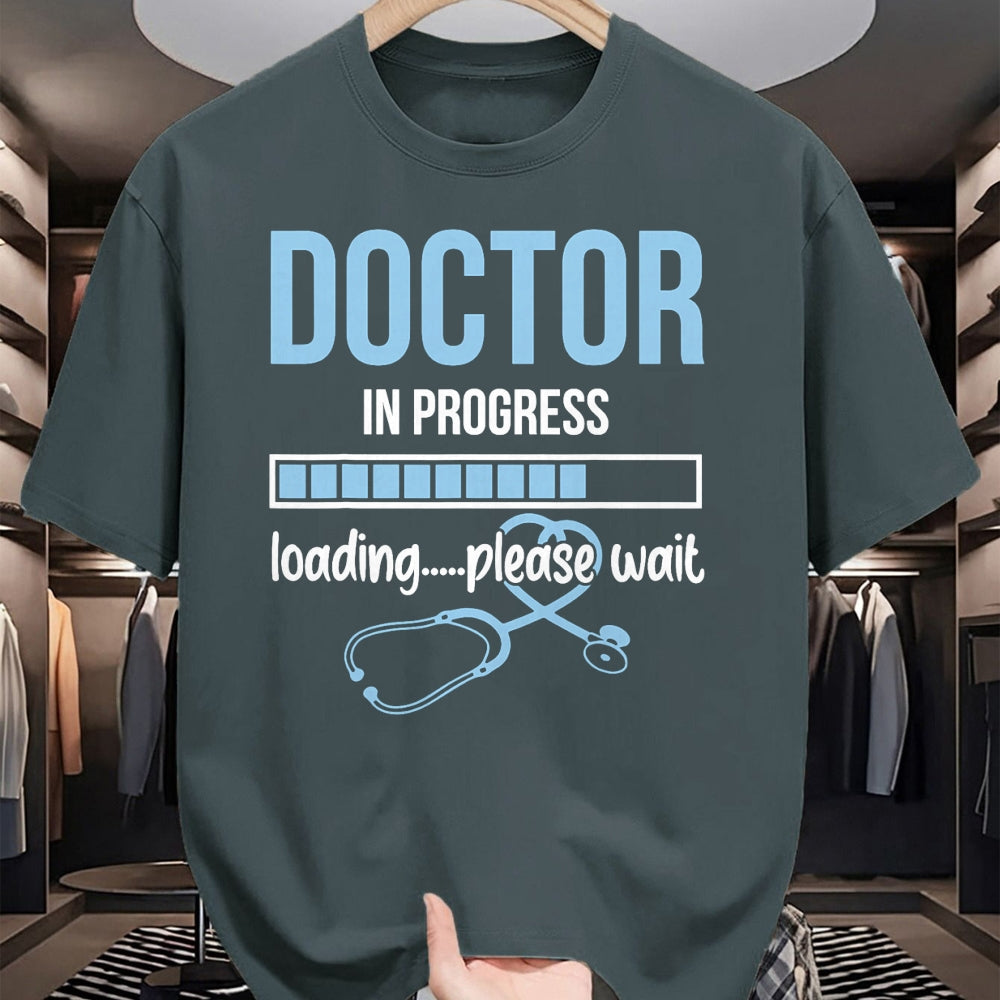 Best Doctor Shirt, Funny Doctor UnisexT-Shirt/Hoodie/Sweatshirt HLT00 - Stethoscope Doctor In Progress Loading Please Wait Medical T-Shirt