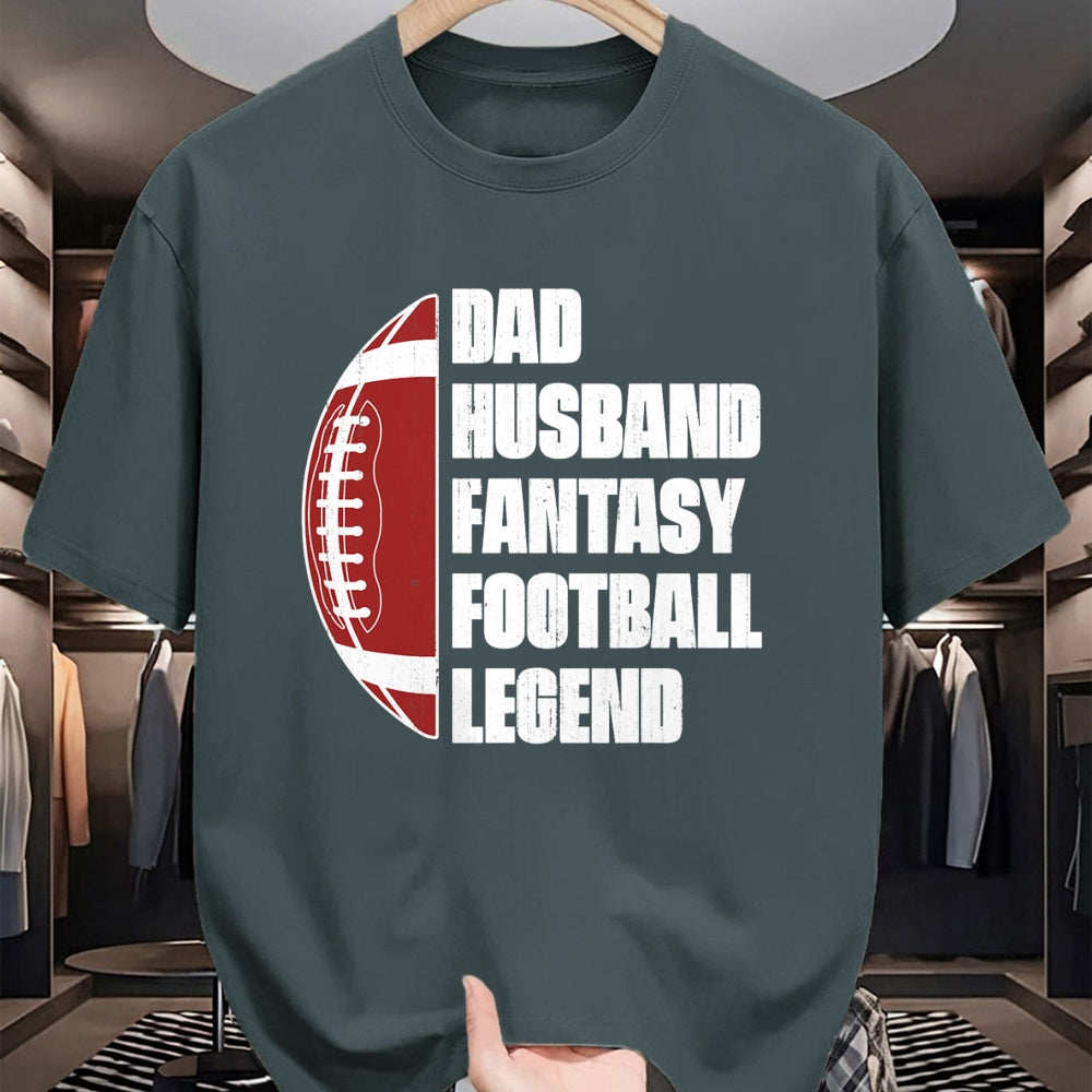 Best Wife Shirt, Wife and Husband Unisex T-Shirt/Hoodie/Sweatshirt HLT00 - Dad Husband Fantasy Football Legend League Funny Fathers Day T-Shirt
