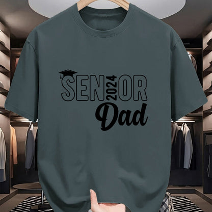 Gift for Dad Shirt, Funny Dad Unisex T-Shirt/Hoodie/Sweatshirt HLT00 – Proud Senior Dad 2024 Senior 2024 Dad Class Of 2024 Father T-Shirt