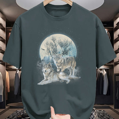 Native American T-Shirts, Vintage Native American Unisex T-Shirt/Hoodie/Sweatshirt HLT00 - The Mountain Wolf Native American Wolf Wolves Lover