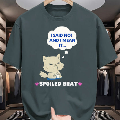 Best Wife Shirt, Wife and Husband Unisex T-Shirt/Hoodie/Sweatshirt HLT00 - Funny Cute Spoiled Brat Cat T-Shirt
