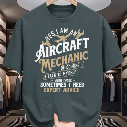 Best Mechanic Life Shirt, Funny Mechanic UnisexT-Shirt/Hoodie/Sweatshirt HLT00 - Yes I Am an Aircraft Mechanic - Airplane Aviation Technician T-Shirt