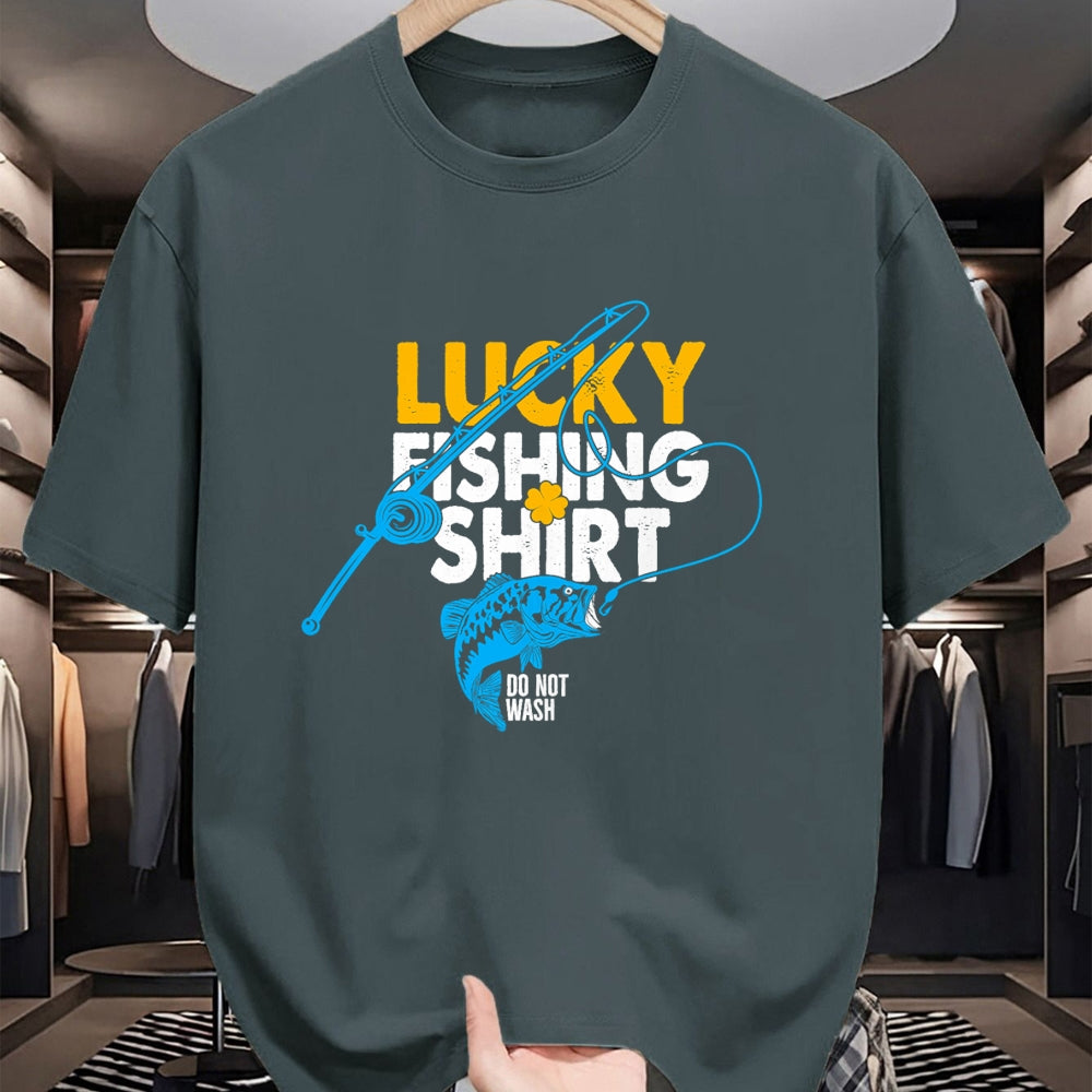 Gift for Dad Shirt, Funny Dad Unisex T-Shirt/Hoodie/Sweatshirt HLT00 – Lucky Fishing Shirt Do Not Wash For A Fisherman T-Shirt