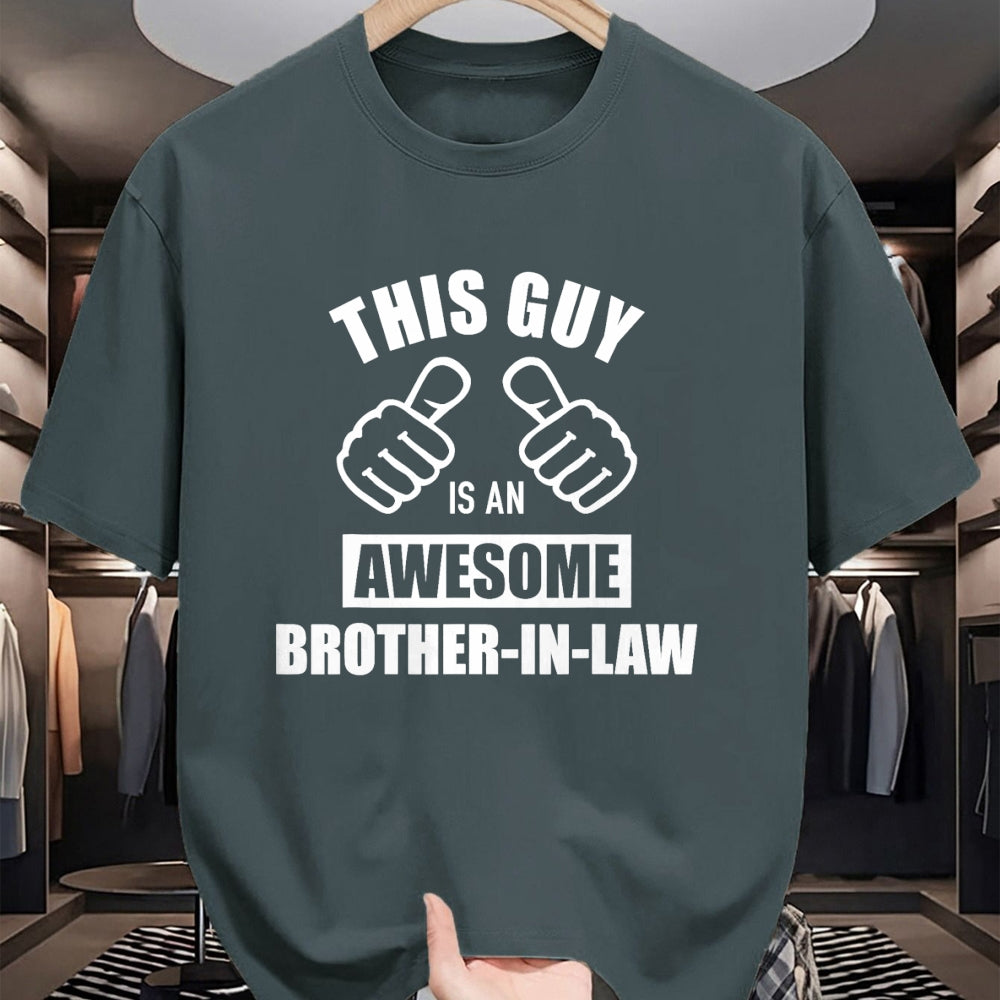 Best Wife Shirt, Wife and Husband Unisex T-Shirt/Hoodie/Sweatshirt HLT00 - This guy awesome brother-in-law from sister-in-law T-Shirt (1)