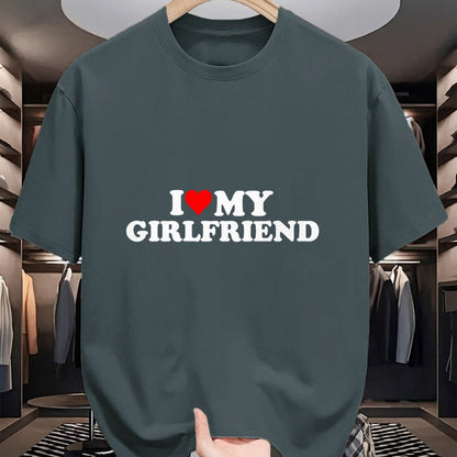 Best Wife Shirt, Wife and Husband Unisex T-Shirt/Hoodie/Sweatshirt HLT00 - I Love My Hot Girlfriend I Heart My Hot Girlfriend GF T-Shirt (2)