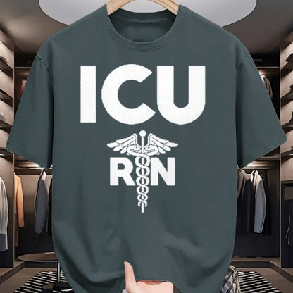 Best Doctor Shirt, Funny Doctor UnisexT-Shirt/Hoodie/Sweatshirt HLT00 - ICU Registered Nurse Intensive Care Unit RN Staff Shirt T-Shirt, Men, Black, 3X-Large
