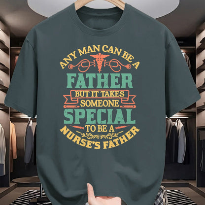 Gift for Dad Shirt, Funny Dad Unisex T-Shirt/Hoodie/Sweatshirt HLT00 – Any Man Father Special Nurse_s Proud Father Dad Nurse T-Shirt