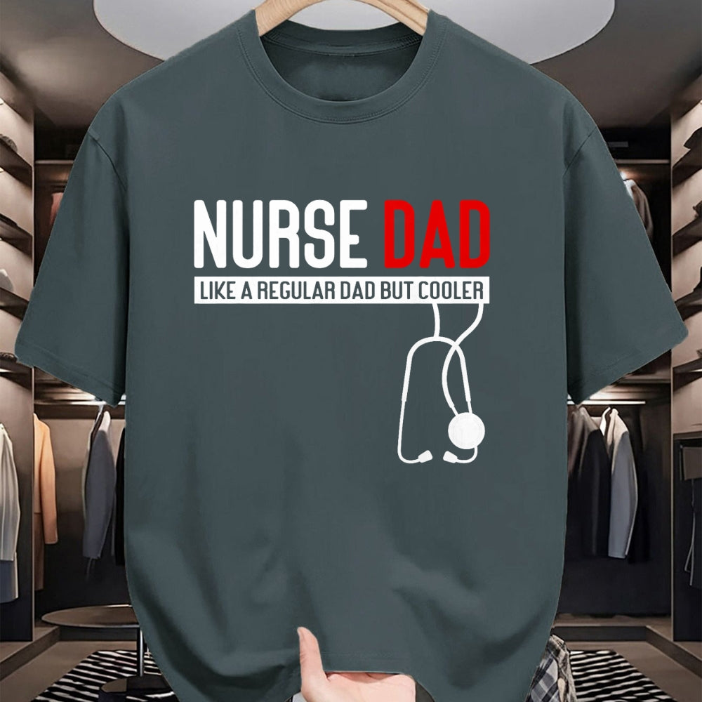 Funny Nurse Shirt, Nurse Unisex T-Shirt/Hoodie/Sweatshirt HLT00 - Nurse Dad Like Regular Dad but Cooler - Nurse Dad T-Shirt
