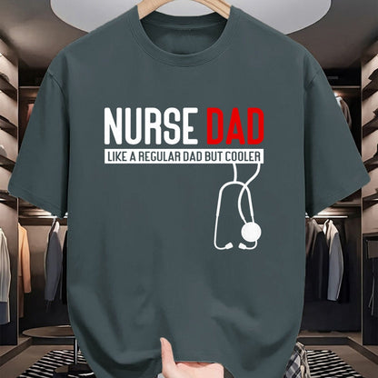 Funny Nurse Shirt, Nurse Unisex T-Shirt/Hoodie/Sweatshirt HLT00 - Nurse Dad Like Regular Dad but Cooler - Nurse Dad T-Shirt