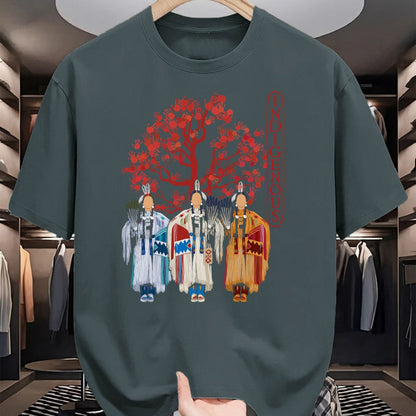 Native American T-Shirts, Vintage Native American Unisex T-Shirt/Hoodie/Sweatshirt HLT00 - Native American Indigenous Red Hand Indian Blood Themed (5)