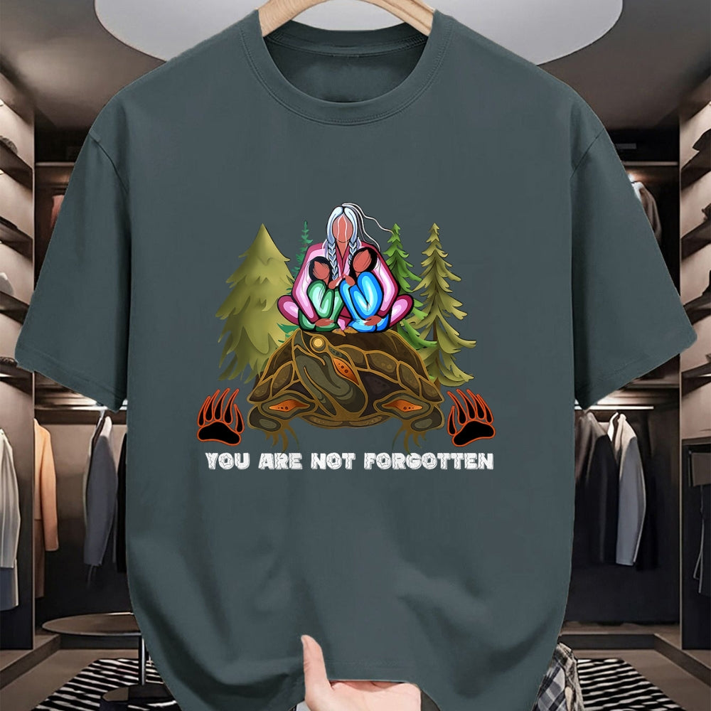 Native American T-Shirts, Vintage Native American Unisex T-Shirt/Hoodie/Sweatshirt HLT00 - You Are Not Forgotten I Native American Women MMIW Awareness (1)